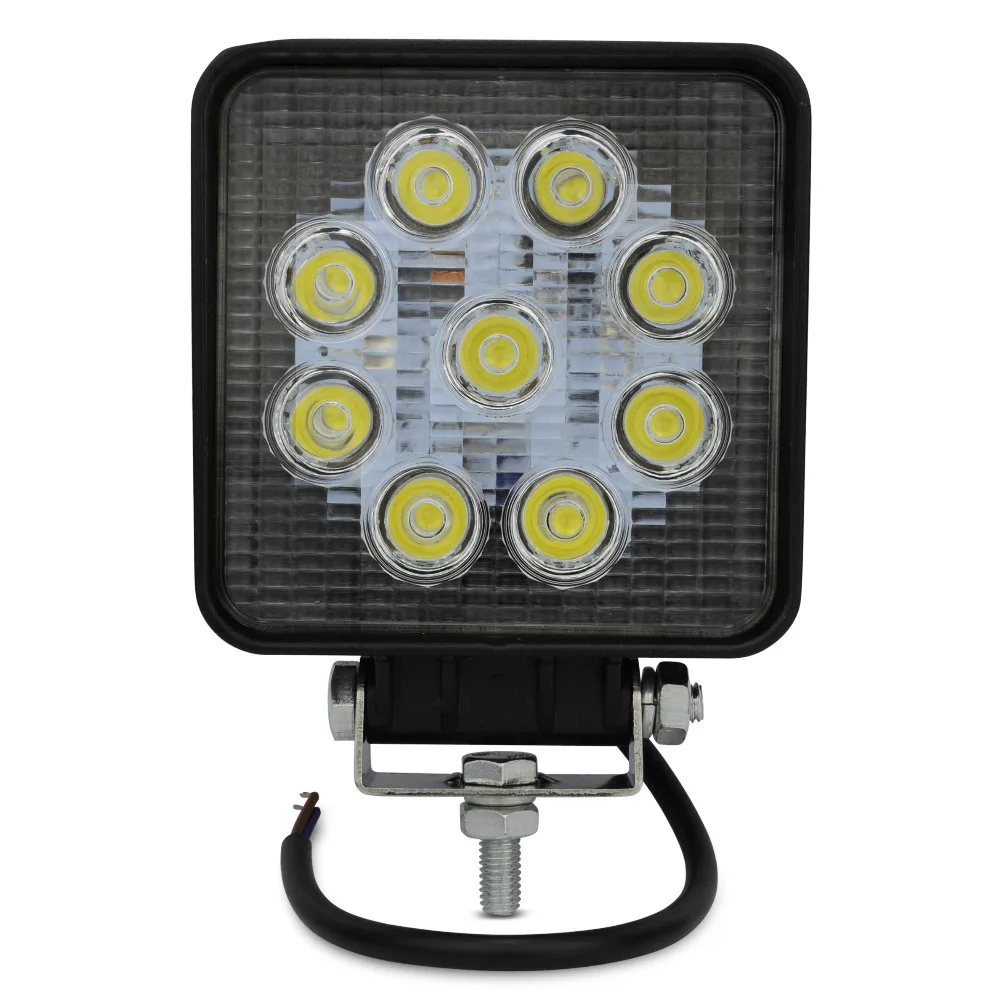1PCS 4''27w led work lights external lamp 24V 12 volt led work lights