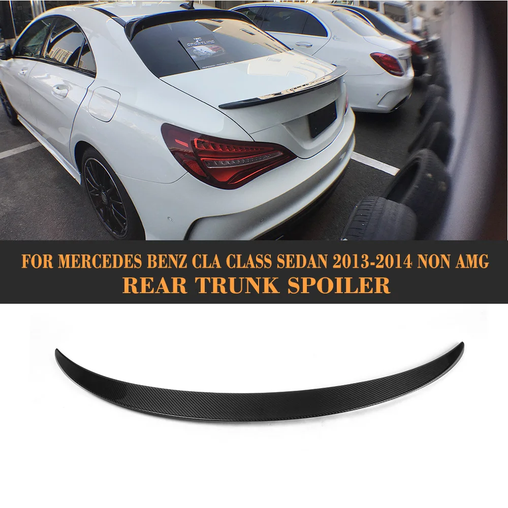 

Carbon Fiber Trunk Spoiler Boot Wing for Mercedes Benz CLA Spoiler CLA250 CLA200 CLA180 CLA220 CLA260 Sedan 2013-2017