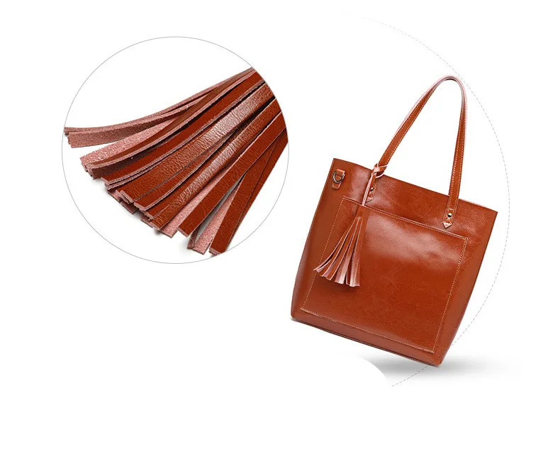genuine leather women shoulder bag  (7)