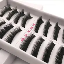 5 естественный завиток глаз хвост Крылатый tpye DIY накладные ресницы как ручной работы ресницы накладные ресницы искусственные ресницы для красоты макияж