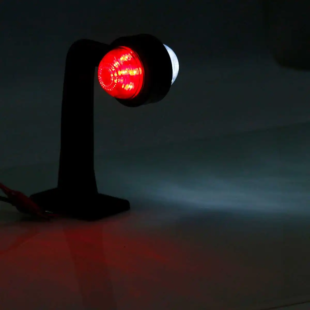 Высокое качество 1 пара грузовик, прицеп, дом на колесах 12 V/24 V 6LED двойная распродажа боковой фонарь световая сигнальная лампа красный белый автомобиль грузовик фургон