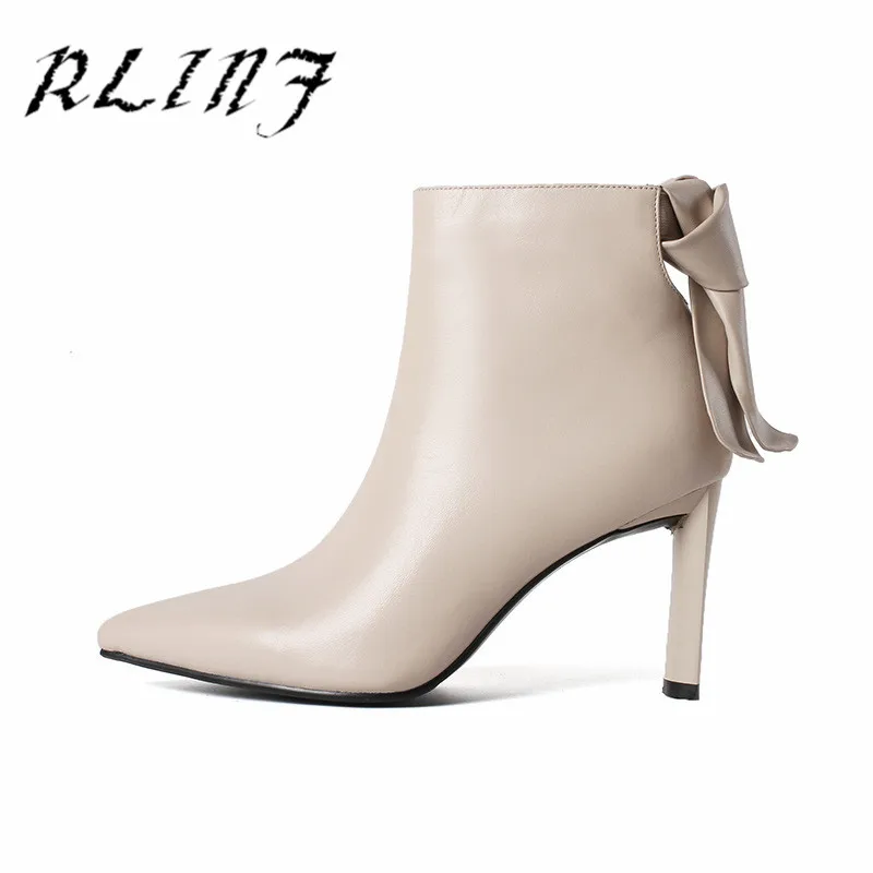 Talons Hauts Taille Pointu 33 Cuir Bottes Court Rlinf 43 blanc Femmes En Noir Nouveau À Courtes Tube wXwYBq