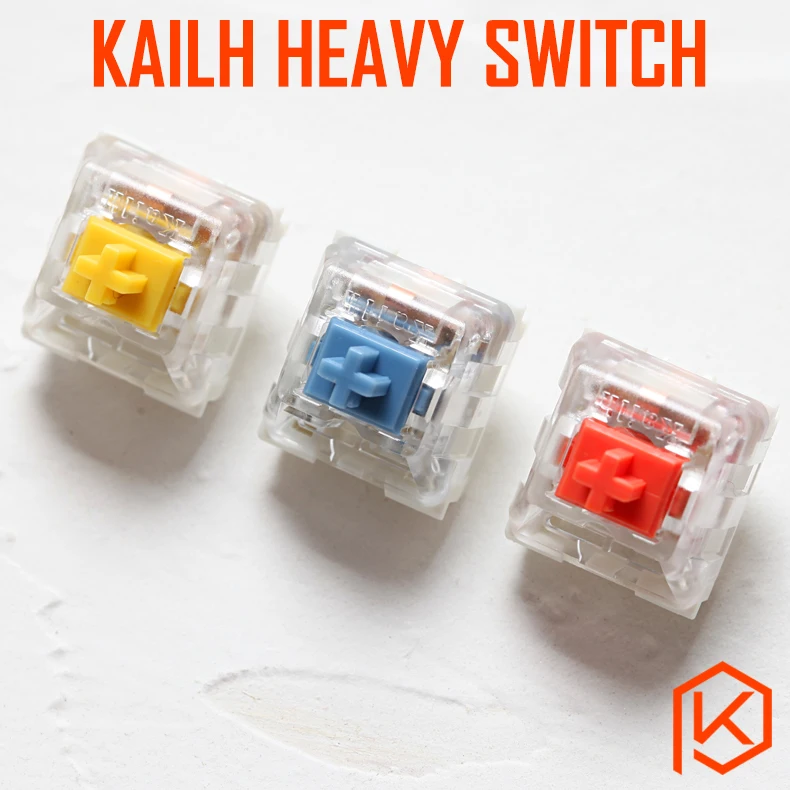 Kailh тяжелый переключатель темно желтый сгоревший оранжевый бледно синий RGB SMD