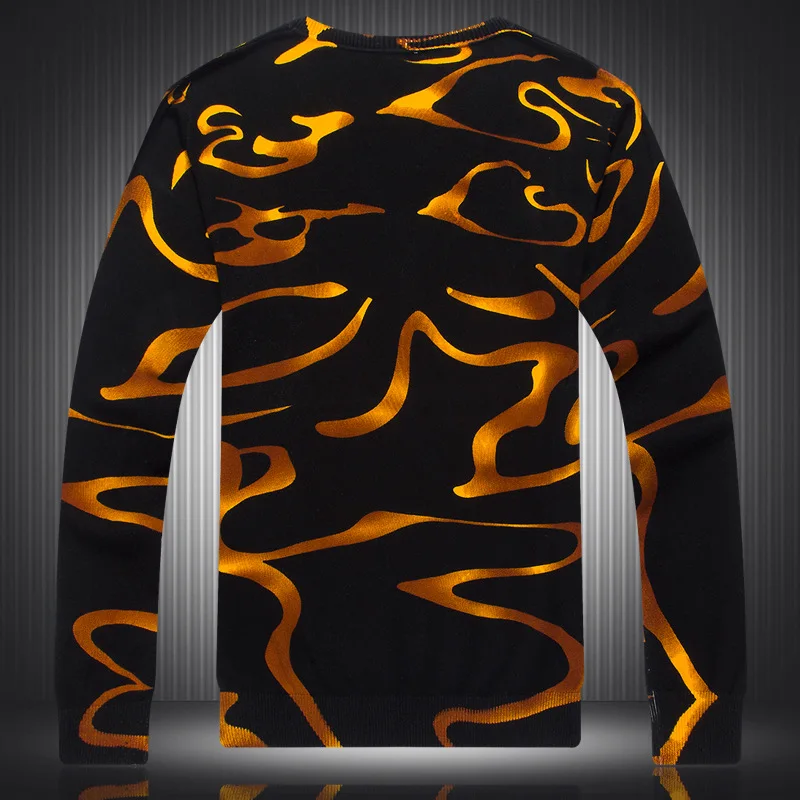 Персонализированные животные леопардовая голова шаблон печати бутик свитер осень и зима качество шерсть и хлопок свитер мужчин m-xxxl