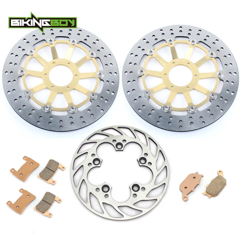 BIKINGBOY для HONDA CBR 600 F 99 00 CBR600F4 SuperSport 1999 2000 спереди и сзади тормозные диски роторов