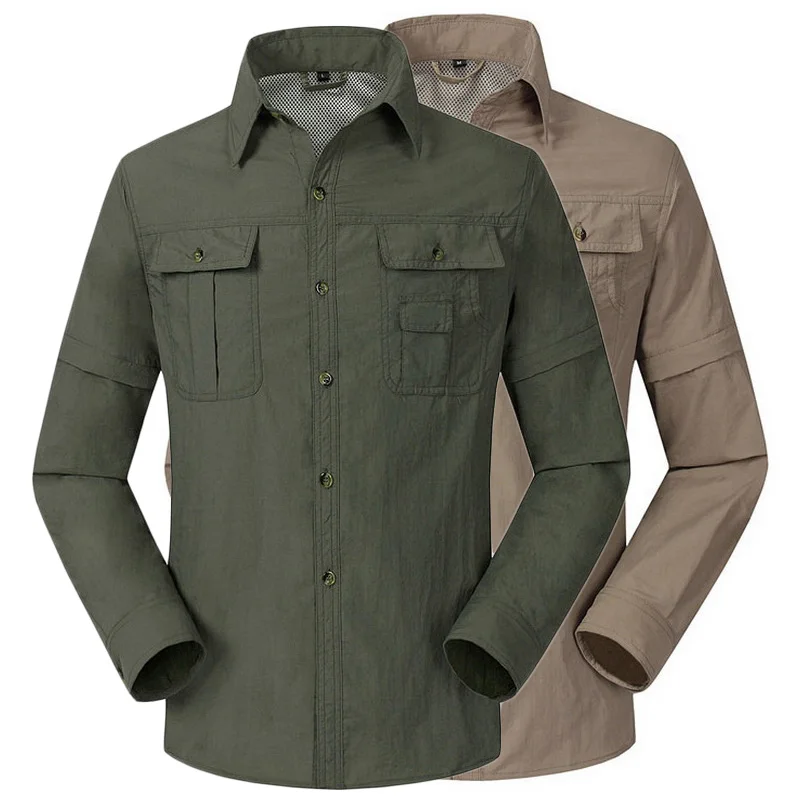 Prix pour Amovible Respirant À Séchage Rapide Imperméable À L'eau En Plein Air Randonnée Chemise Hommes Trekking Montagne Vêtements De Pêche Camping Mâle Chemises, AM043 Prix pour Amovible Respirant À Séchage Rapide Imperméable À L'eau En Plein Air Randonnée Chemise Hommes Trekking Montagne Vêtements De Pêche Camping Mâle Chemises, AM043