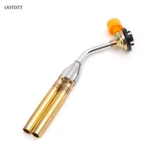 OOTDTY бутановый струйный фонарь с двойной трубкой для пайки, газовый фонарь, зажигалка, походный пистолет