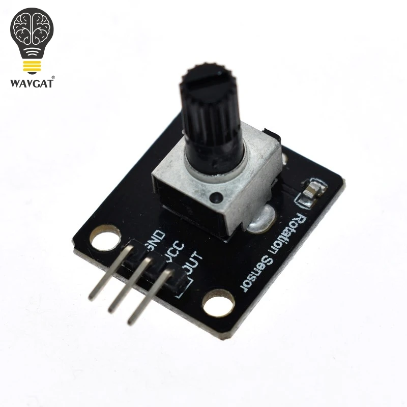 Модуль аналогового потенциометра WAVGAT поворотный потенциометр для Raspberry Pi Arduino
