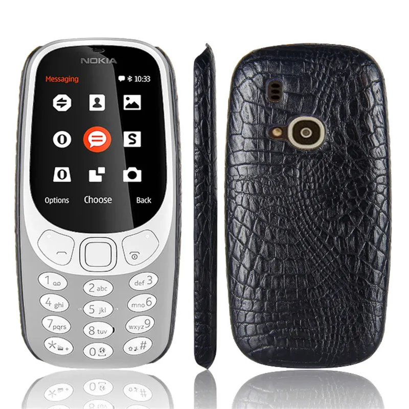 Жесткий чехол из поликарбоната с текстурой крокодиловой кожи для Nokia 3310 2017 |