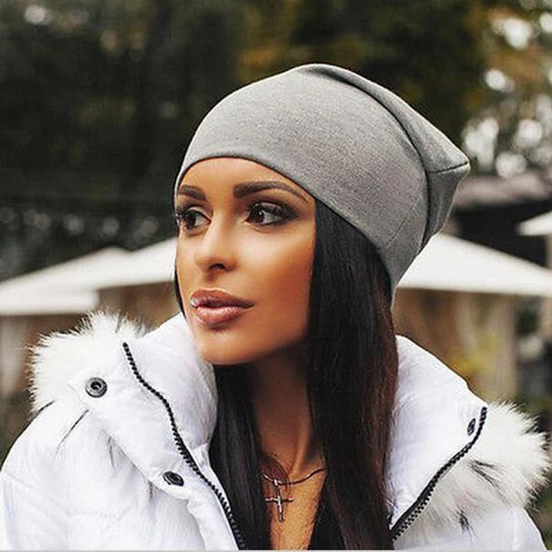 

Women Turban Hat Pom Poms Winter Hat for Women Fashion Solid Warm Hats Knitted Beanies Cap 10 COLORS Thin Bonnet Caps