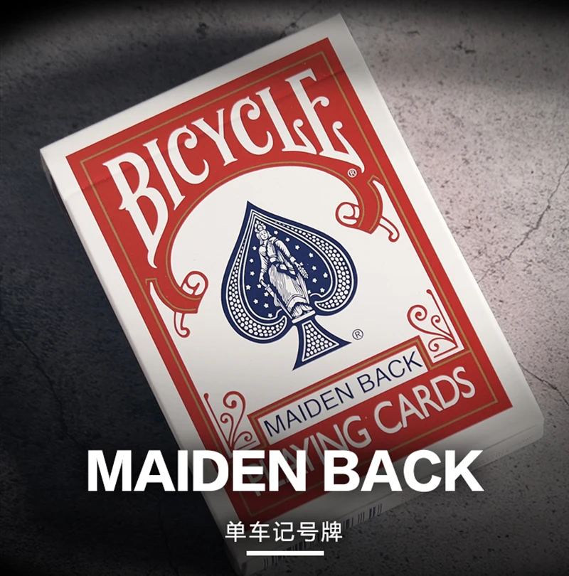 

Maiden Back Marked Poker Magic Tircks Cards See Through Playing Cards Magic Toys simple but unexpected Magic Tricks
