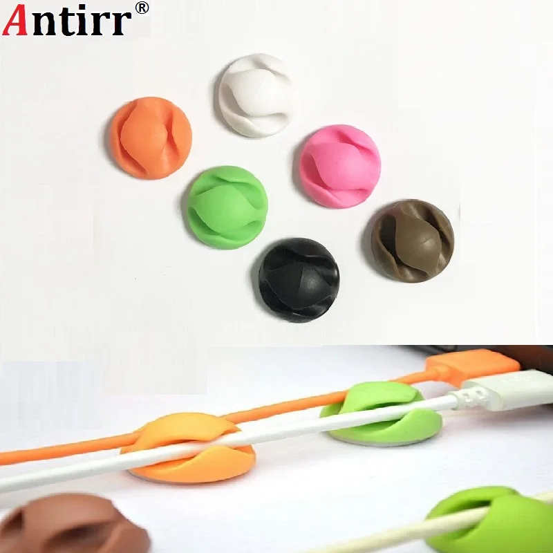 

cable winder organizer Cable Clip Desk Tidy Organiser Wire Cord USB Charger Cord Holder Organizer Holder Secure Table