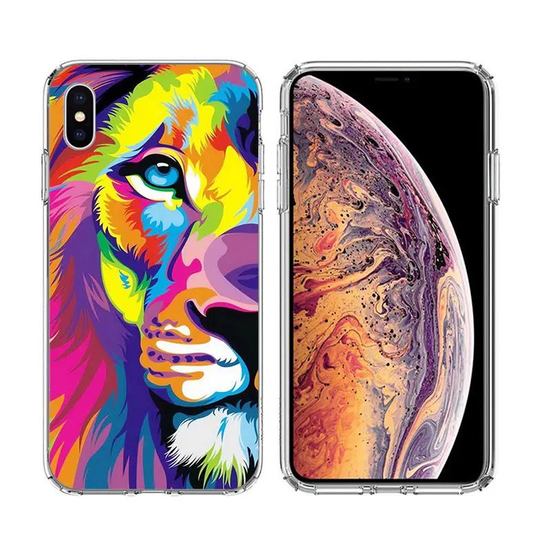 FOR iPhone X case Painting Silicon Cover FOR Iphone XS Max Soft Clear Protective TPU Back Cover FOR 4 4S 5 5S 6 6s7 8 Plus XR (13)
