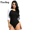 Good Buy Romper Jumpsuit Cotton Snaps-Crotch Long-Sleeve One-Piece Women Fashion New Adult Tiaobug kWlZ0xER