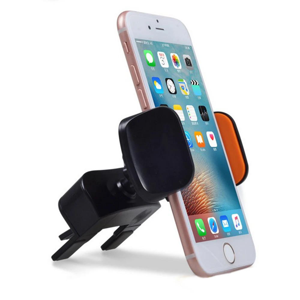 10 pcs Air Vent CD Slot 2In1 Car Mobile Phone Universal Holder Mount Stand Support For 3.5-6.0 Inch Phone Cellphone Accessories
