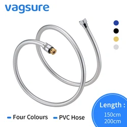 Smooth PVC Shower Hose 1.5m/2m Flexible Soft Shower Pipe Bathroom Explosion-proof G1/2 Connector with Hand Shower Plumbing Hose Smooth PVC Shower Hose 1.5m/2m Flexible Soft Shower Pipe Bathroom Explosion-proof G1/2 Connector with Hand Shower Plumbing Hose