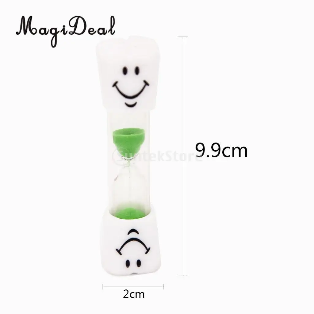 Tooth Brushing Timer Hourglass Sandglass Glass Lovely Smile Sand Egg Timers Kitchen Tool Office Decor Games Playing Novelty Gift