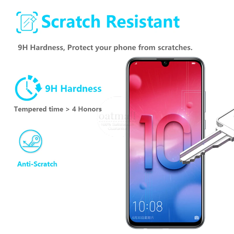 2 шт Полное покрытие закаленное стекло пленка для Huawei P Smart 2019 Защитное экрана