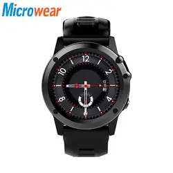 Microwear H1 smart watch мужчины водонепроницаемый смарт-часы с шагомером gps 3g WI-FI Bluetooth сердечного ритма smart watch высотомер