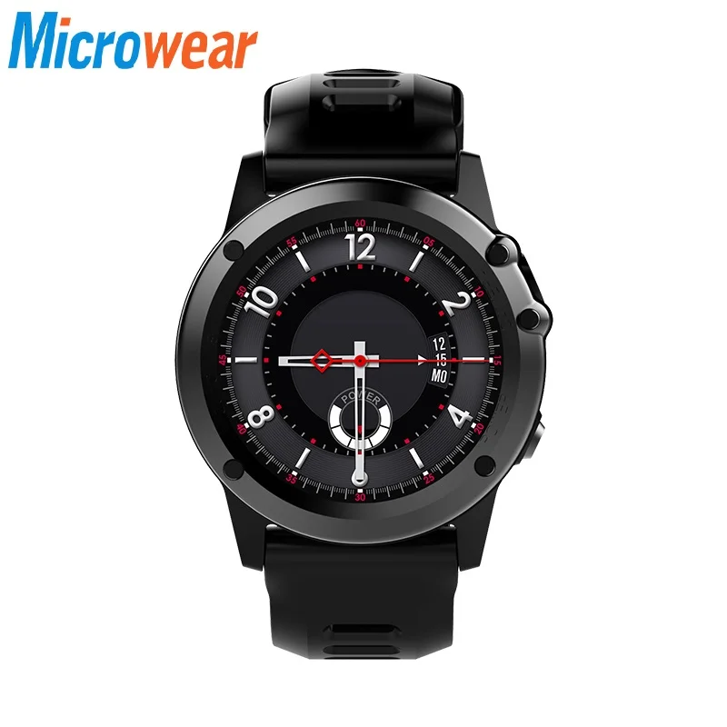 Microwear H1 Smart Watch men waterproof Pedometer Smartwatch GPS 3G WIFI Bluetooth Heart Rate smart watch Altimeter