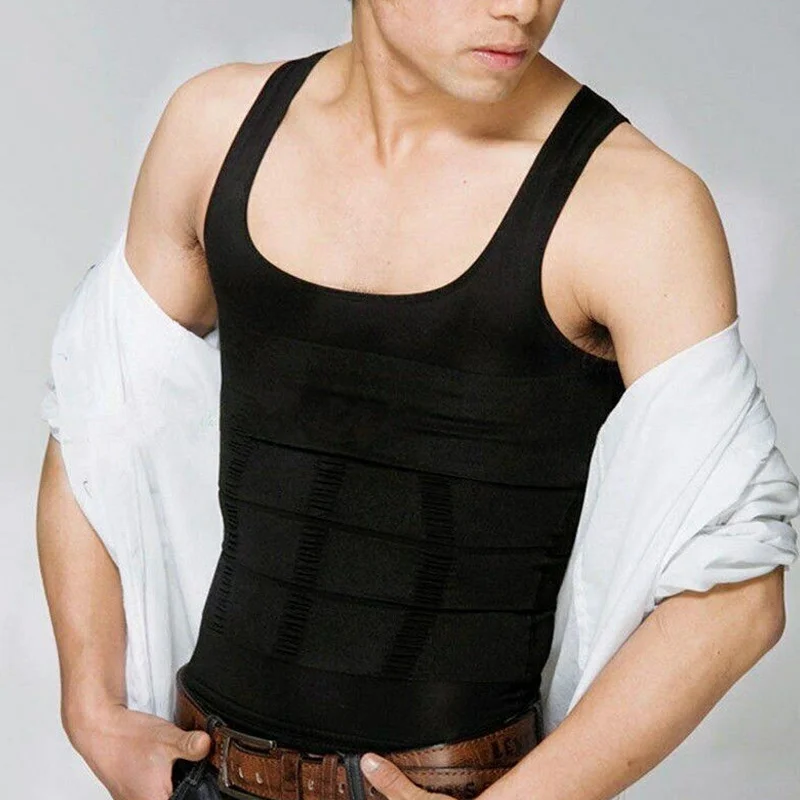 

Men Body Slimming Shaper Compression Tank Top Shirt SMN88