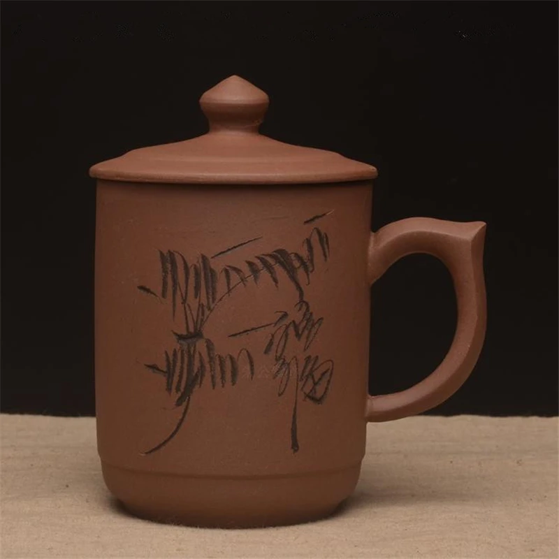 

520ml Chinese Yixing tea cup black red teapot kungfu cup good for health pot purple clay mugs drinkware zisha teapot