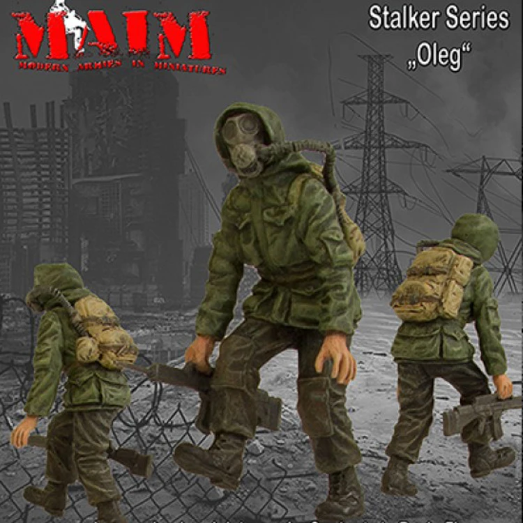 1/35 серия сталкера Oleg модель солдатика из смолы GK биохимических веществ