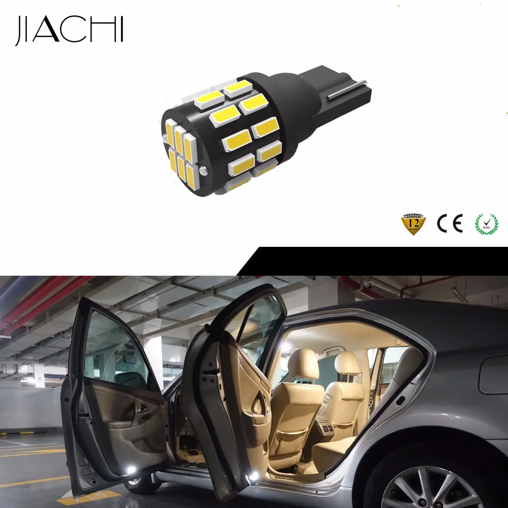 JIACHI 10 шт. T10 автомобильный светильник ing W5W 921 2825 клиновидный для замены лампы