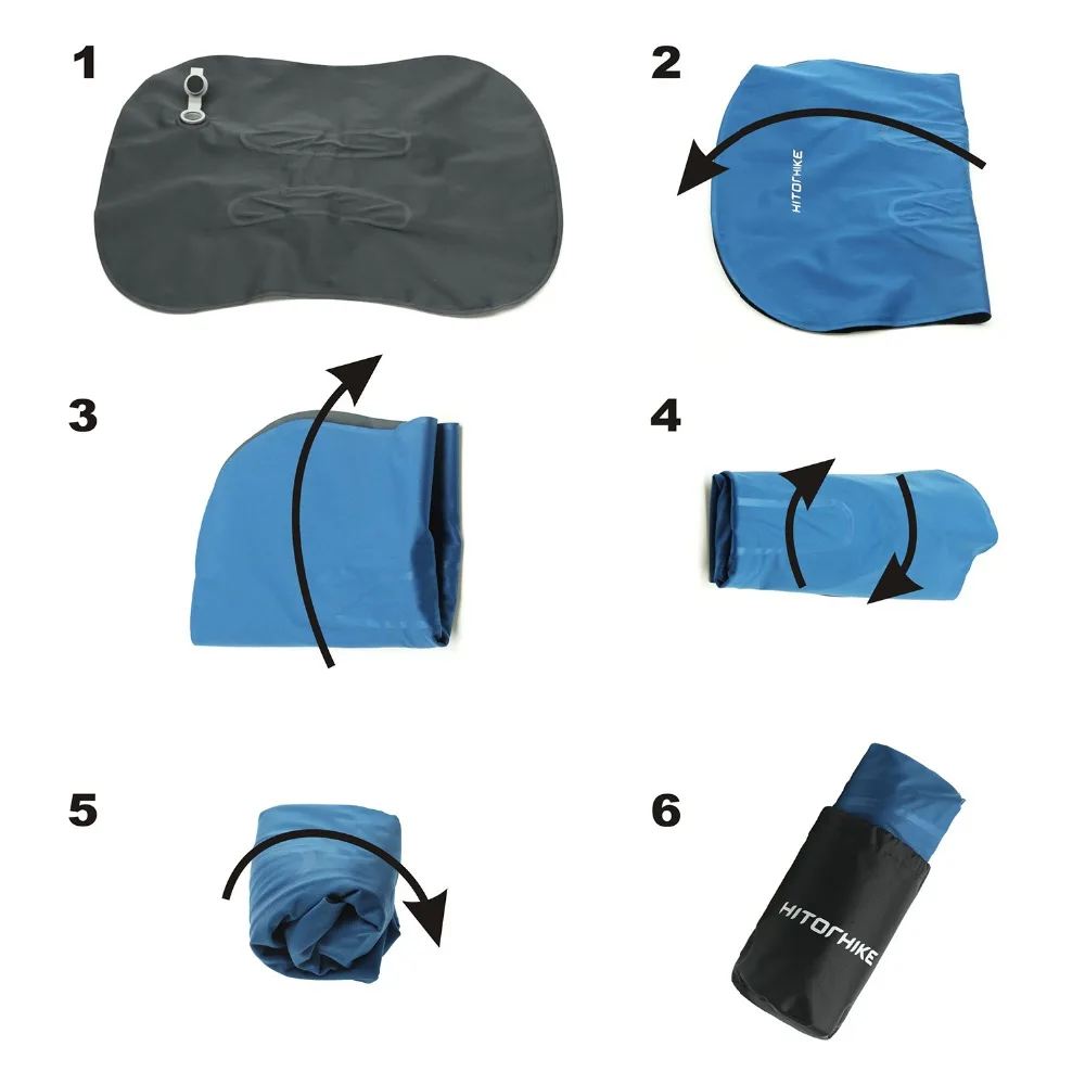 Travesseiro para Avião Confortáveis para Dormir Travesseiro de Camping Acessórios de Viagem Pescoço Travesseiro Inflável Mini 4 Cores Almofadas Home Textile 22 Almofada de acampamento para avião inflável pescoço