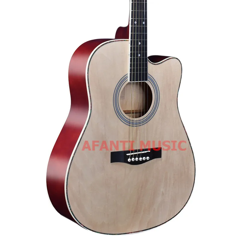 41 дюймов/40 дюймов Цвет Burlywood Акустическая гитара Afanti музыка(AAL-1483 - Цвет: 41 inch Wood