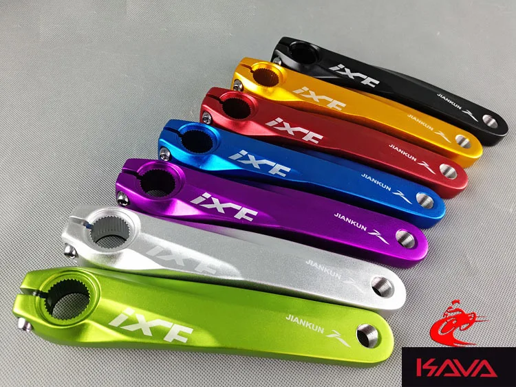Mtb pedaleira da bicicleta oco uma manivela