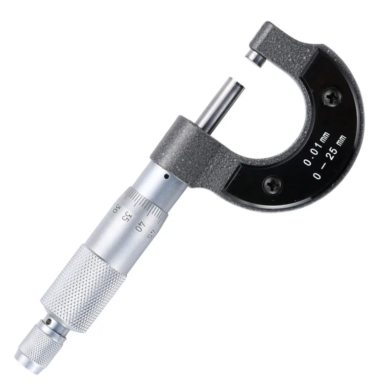 Color : 0 25mm Aohi WXQ-XQ CMCP 0-25mm/0.01mm Metric Outside Micrometer Gauge Vernier Caliper Measuring Tools with Mini Wrench Color : 0 25mm Aohi WXQ-XQ CMCP 0-25mm/0.01mm Metric Outside Micrometer Gauge Vernier Caliper Measuring Tools with Mini Wrench