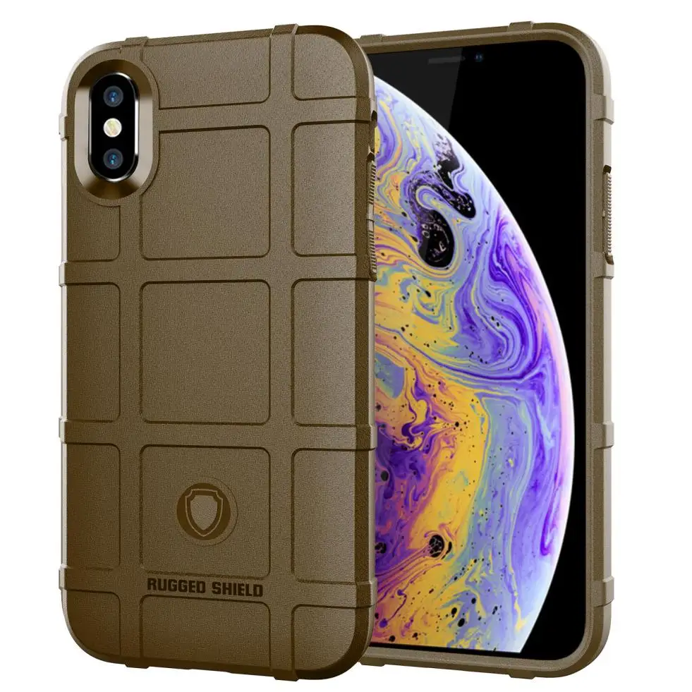 For Apple iPhone XS X XR Max Case Premium Fashion Soft Silicone TPU Shockproof Shield Mobile Phone Protection Back Cover |