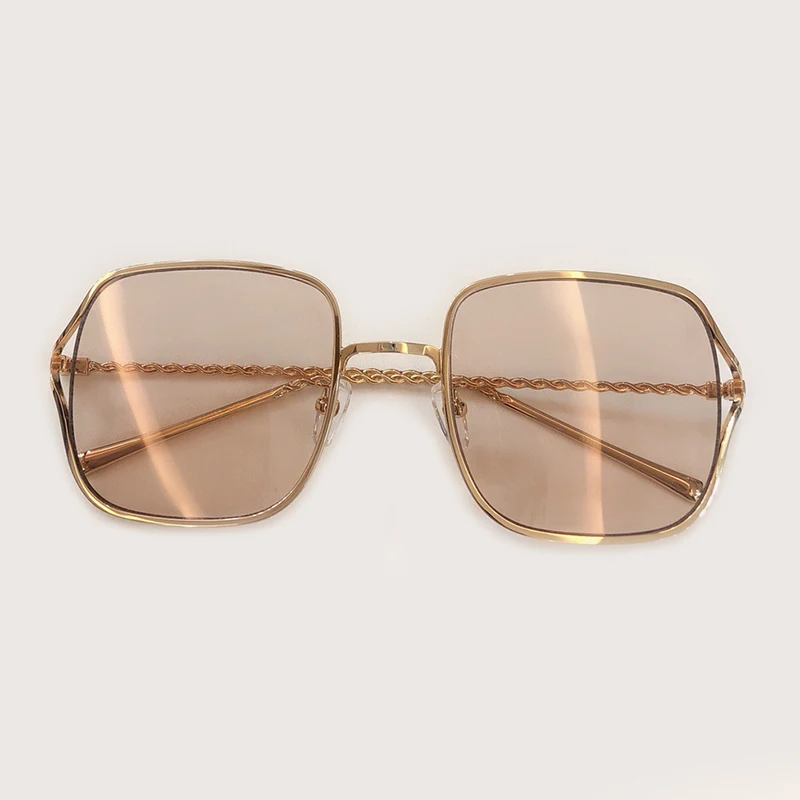 1 4 Sonnenbrille no Hohe 6 5 Brillen no Mode no no Rahmen Oculos Designer Box Luxus Frauen Legierung Mit Qualität No no Feminino Sol Quadrat De 2 2019 Marke 3 HrqH4St