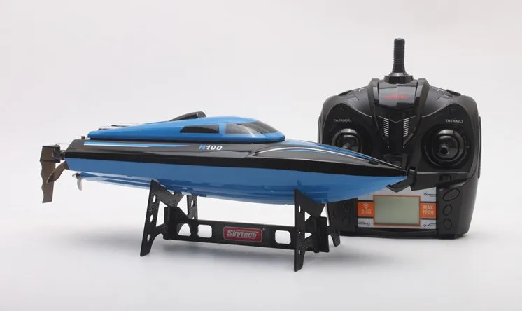 High Speed RC Boat H100 2.4GHz 4 Channel 30km/h Racing Remote Control Boat with LCD Screen High Speed RC Boat H100 2.4GHz 4 Channel 30km/h Racing Remote Control Boat with LCD Screen