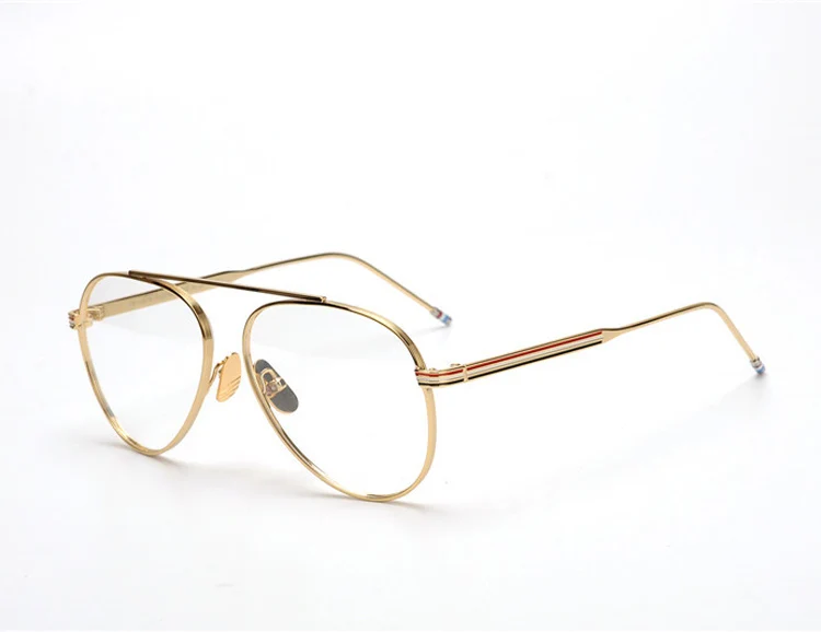 Нью-Йорк Thom бренд Круглый лягушка очки с винтажной оправой кадров Для мужчин Для женщин Clear очки с линзами для рецепт очки TB118