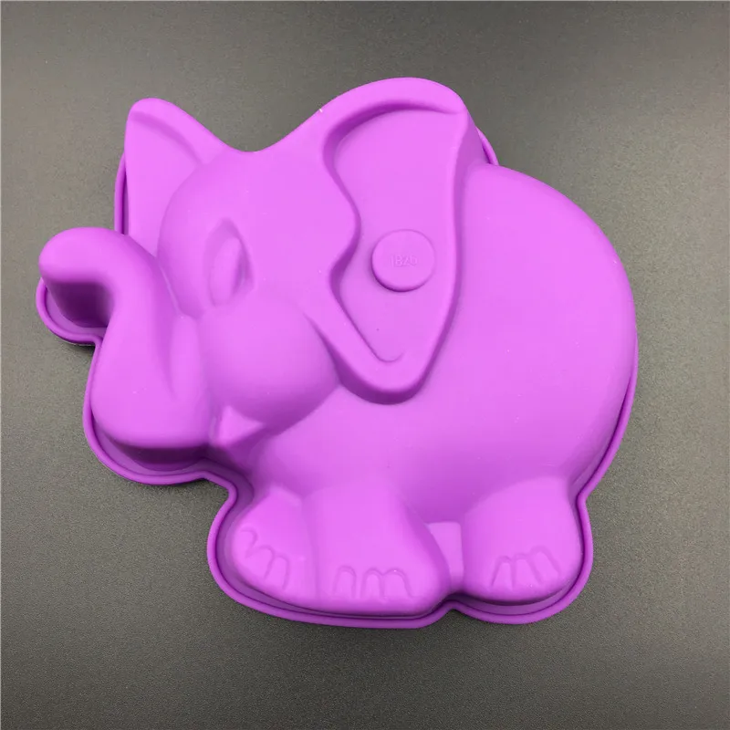 

Creative Elephant Shaped Silicone Cake Mold Handmake DIY Bread Mould Silicone Moulds For Cake Tools Cartoon Baby Shower