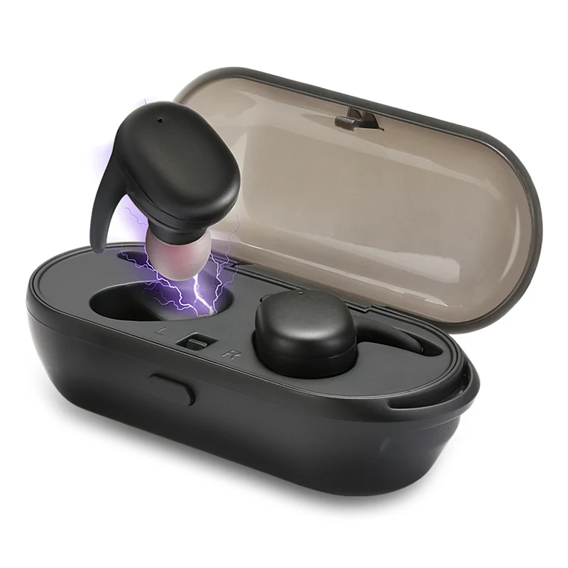 

TWS IPX5 Waterproof V5.0 Mini Wireless Bluetooth Earphones Anti-friction Stereo Earbuds Sports Headset with Mic Charging Box