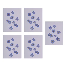 50 pces forget-me-não flor seca real para a decoração da arte do prego da carcaça da resina