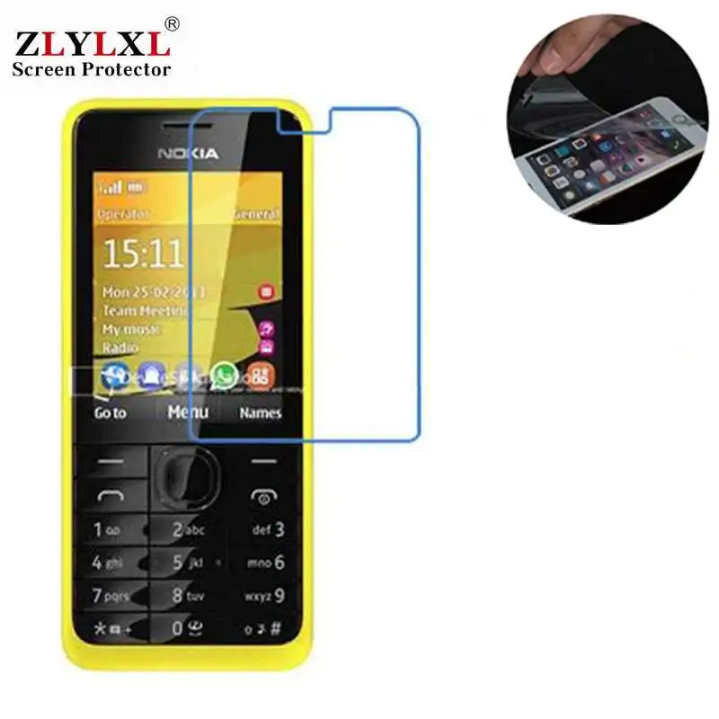 

3 pcs HD preserving eyesight for nokia 301 screen protector film