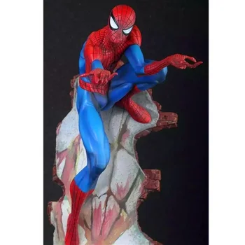 

50CM 18 Inches The Amazing SpiderMan Action Figure Toys Model Doll Spider Man Scenes Ver Anime Figure Kids Gift H205