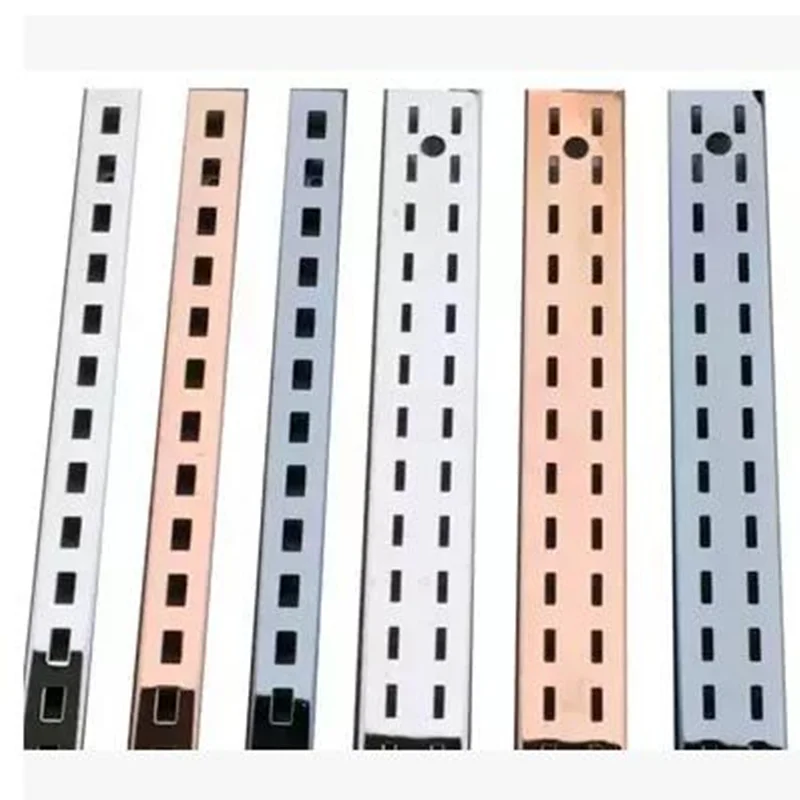 2017 Clothing accessories rose gold titanium shelf AA column column aluminum ladder lateral