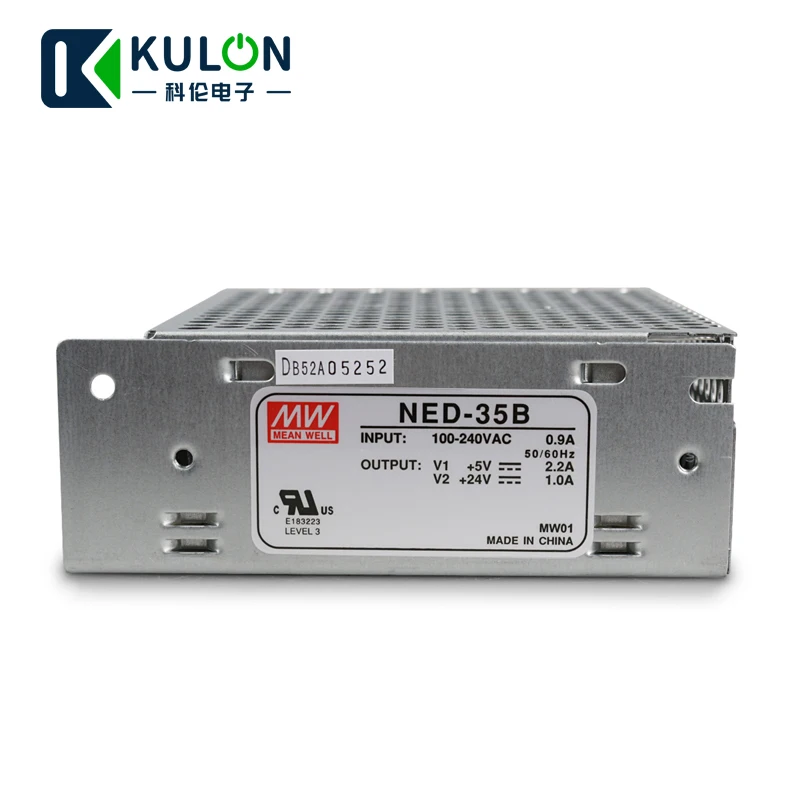 

Original Mean well NED-35B 35w Dual output 5V 0.5~4.0A 12V 0.2~1.3A Meanwell power supply