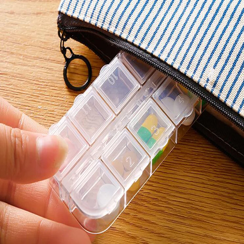 1 PC nueva caja de herramientas de joyería portátil de 12 ranuras con número de anillo de contenedor piezas electrónicas de tornillo de almacenamiento de componentes caja 1 PC nueva caja de herramientas de joyería portátil de 12 ranuras con número de anillo de contenedor piezas electrónicas de tornillo de almacenamiento de componentes caja