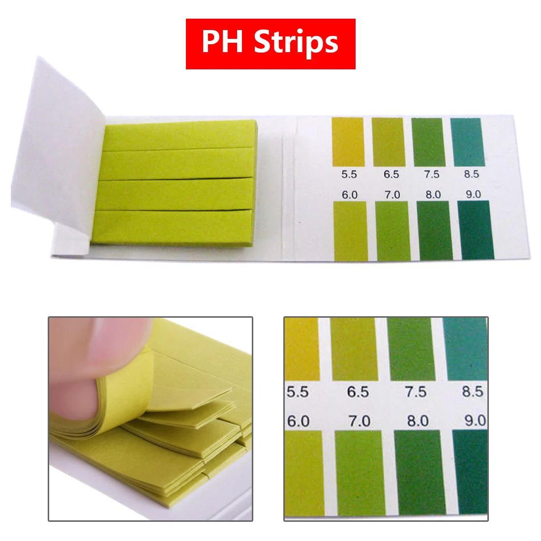 

80 Strips/pack pH test strips PH Meter Paper PH Controller 5.5-9.0 Indicator Litmus Paper Aquarium Water Soilsting Kit