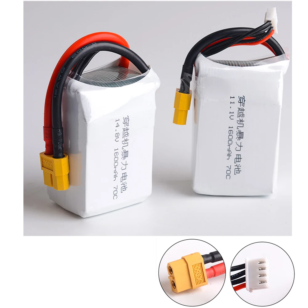 1 шт. Lipo батарея 11 v/14 8 V 1600 mAh 70C LiPo 3 S 4S для RC вертолет автомобиль Лодка пульт
