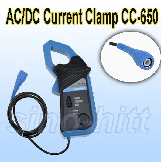 

Hantek CC-650 400KHz Digital Multimeter AC/DC Current Clamp With BNC Connector Current Clamp Sensor CC650