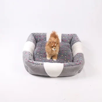 

High Quality Soft Fleece Pet Dog Cat Warm Bed Indoor Small Dog House Nest Mat Kennel For Cat Litter Puppy Blanket Basket Cushion
