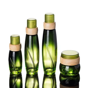 

100pcs 120ml Emulsion in Water Vial Empty Makeup Astringent Bottle Thickened Glass Travel Cosmetic Container