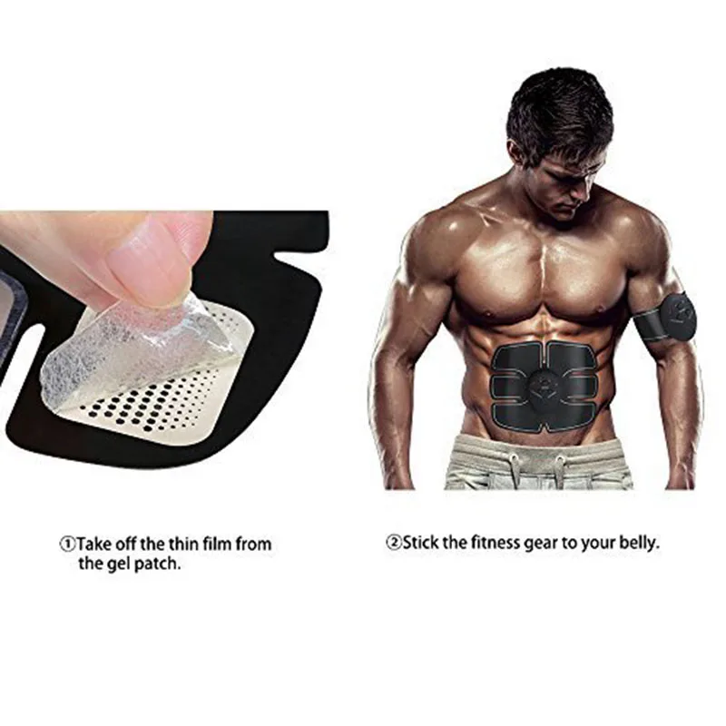EMS Ultimate Abs Stimulator Abdominal Muscle Training Toning Belt Waist Trimmer